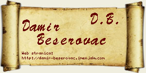 Damir Beserovac vizit kartica